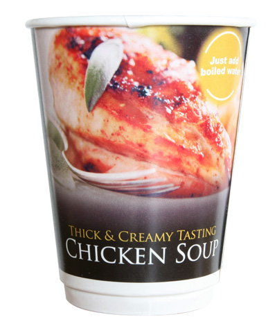 12oz paper incup - Chicken Soup