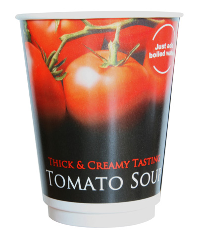 12oz paper incup - Tomato Soup